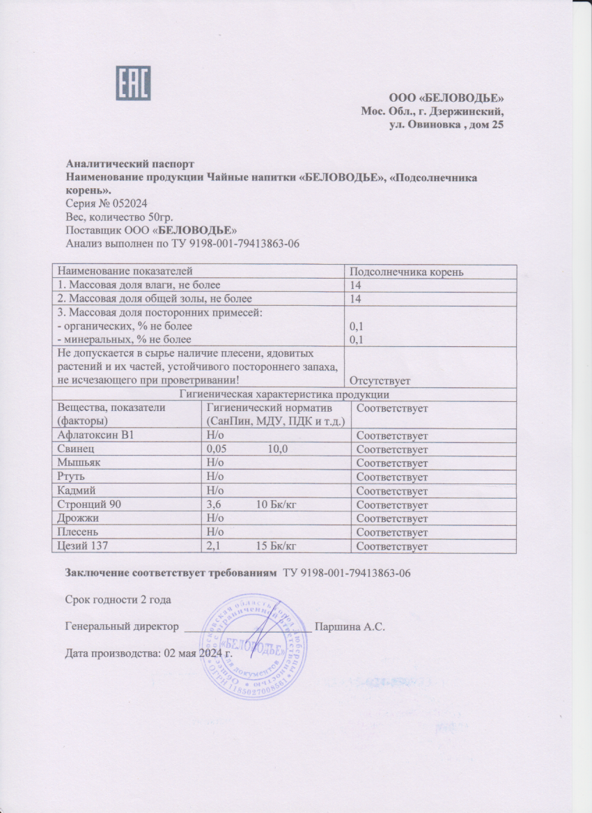Паспорт №052024